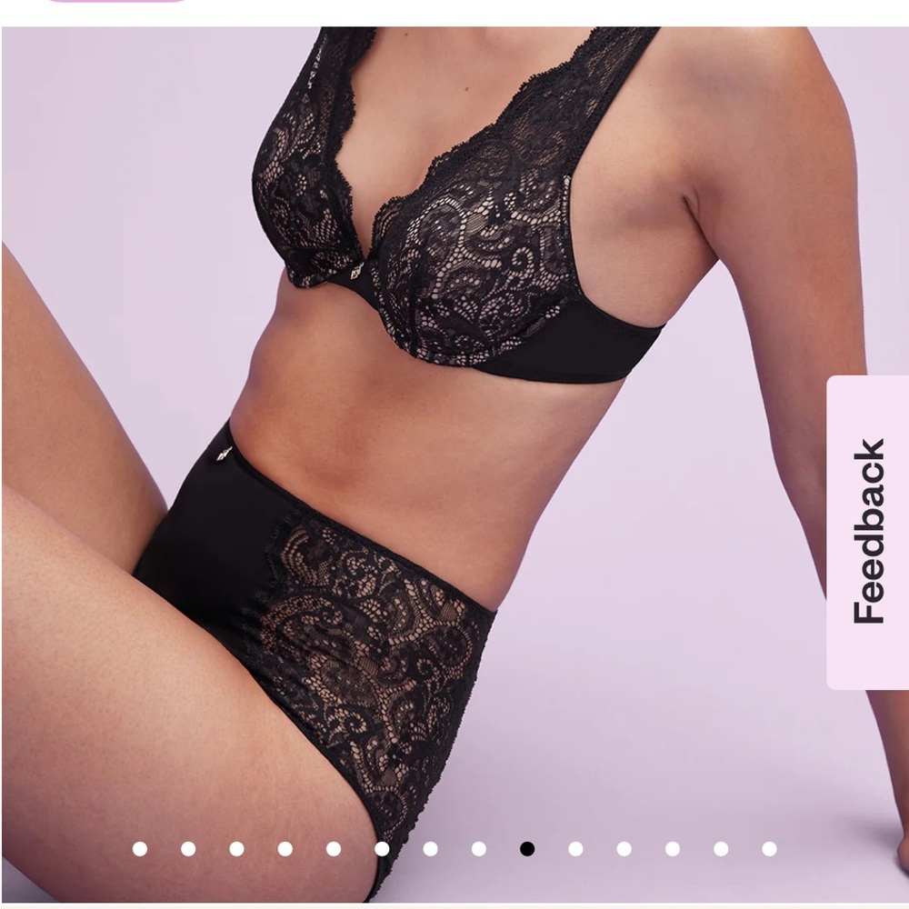 ThirdLove 36D Lace Contour Plunge Bra